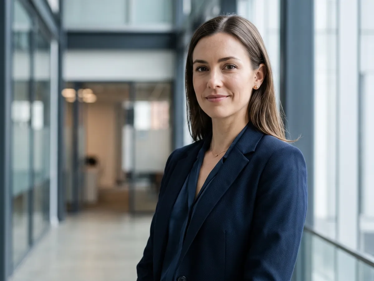 Ledgxio senior accounting executive in modern corporate office